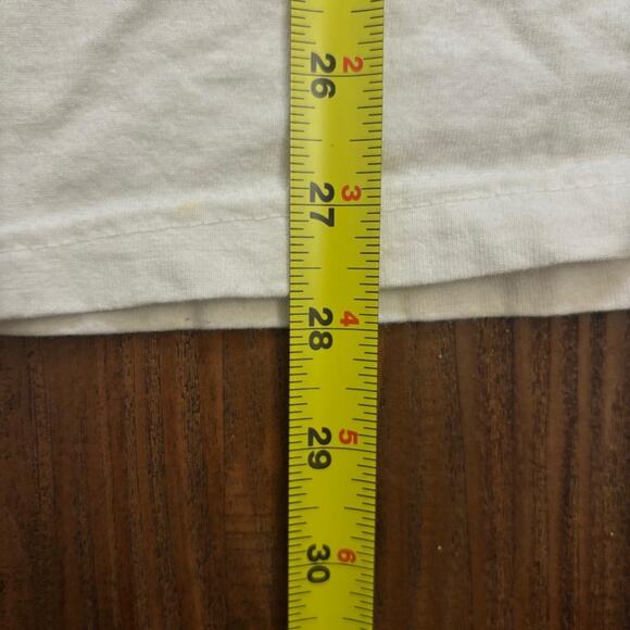 Vintage Retro White and Yellow Baseball Jersey From the 70s One Size - Picture 4 of 6